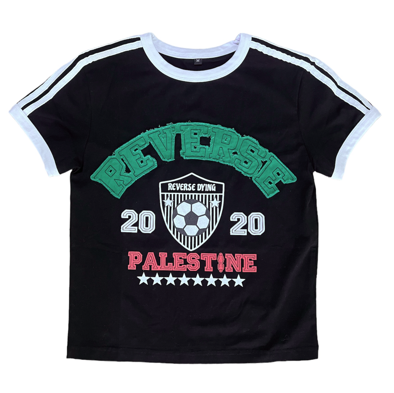 Reverse Palestine Soccer Tee